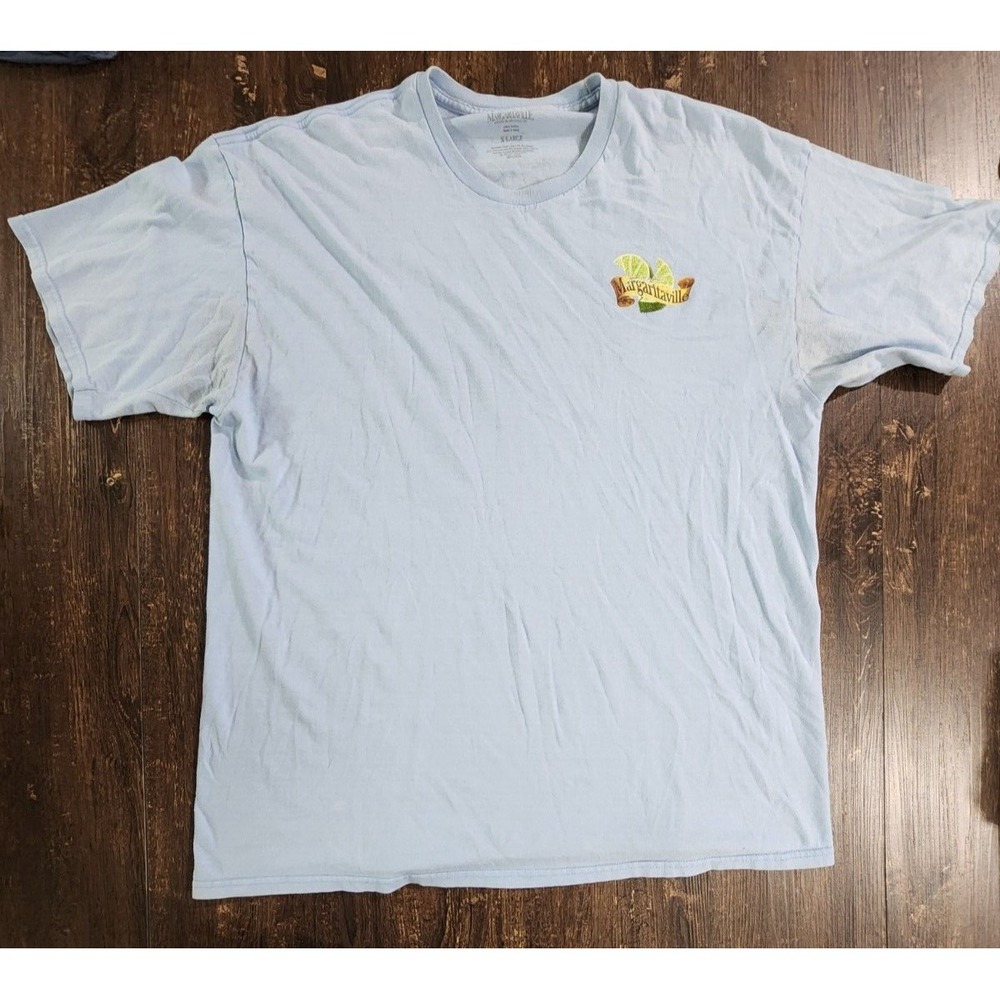 Margaritaville "Why don't we get Drunk" T-Shirt Beach Men's XL‎ Light Blue